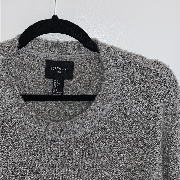 Forever 21 Grey Sweater - Size L - Picture 3 of 3